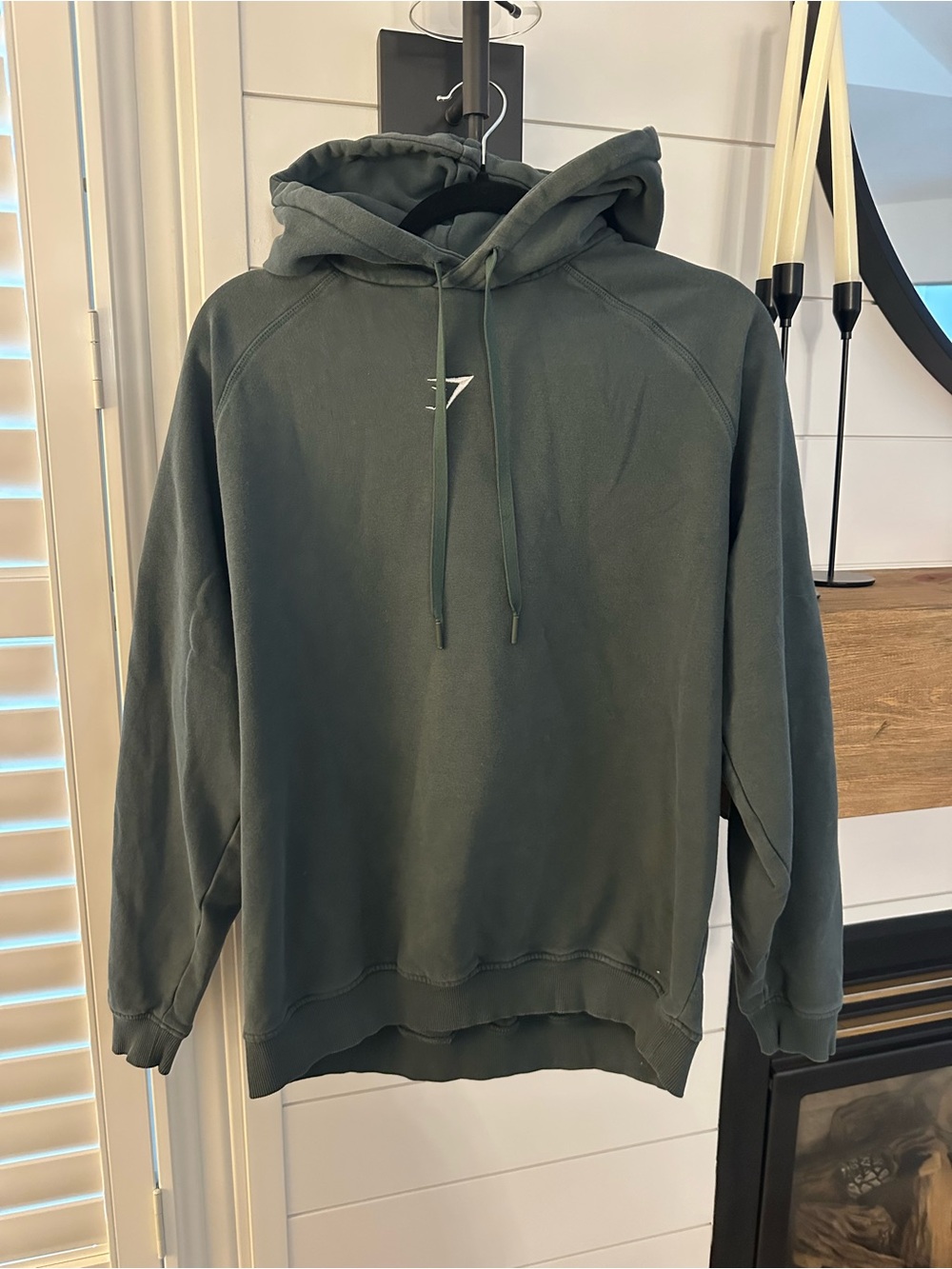 Gymshark Oversized Forest Green Pullover Hoodie